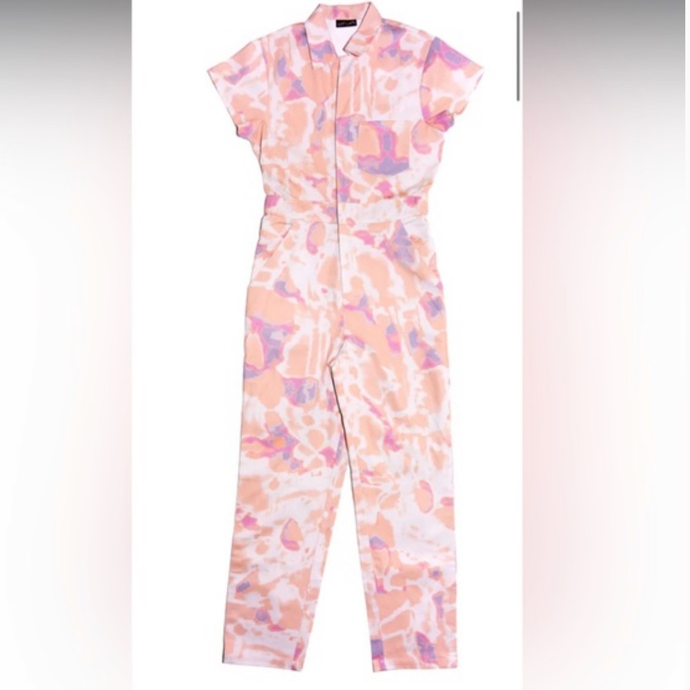 Hot Lava Sherbet Tie Dye Coveralls